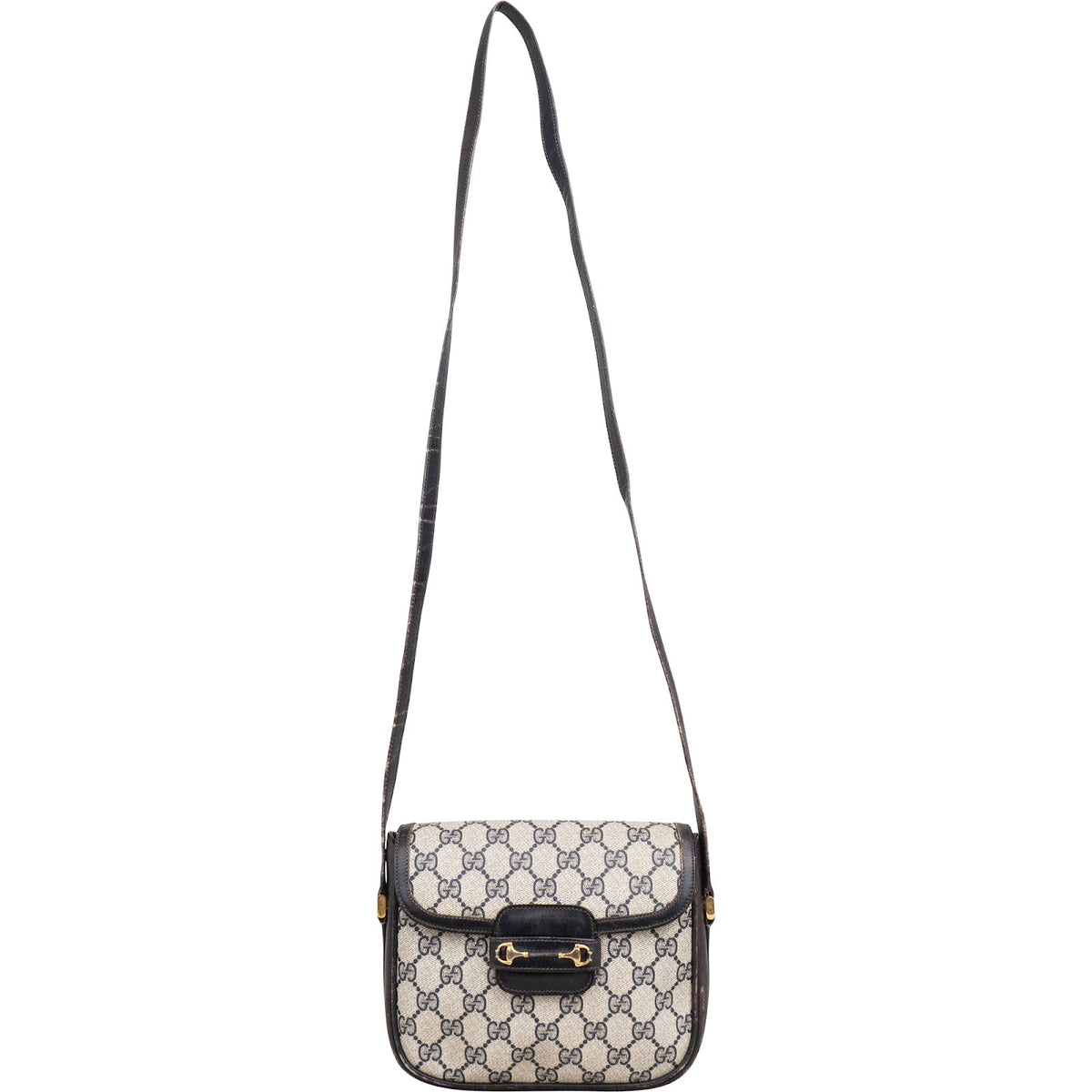 Gucci Monogram GG Supreme Horsebit Umhängetasche, Bild 7 von 10