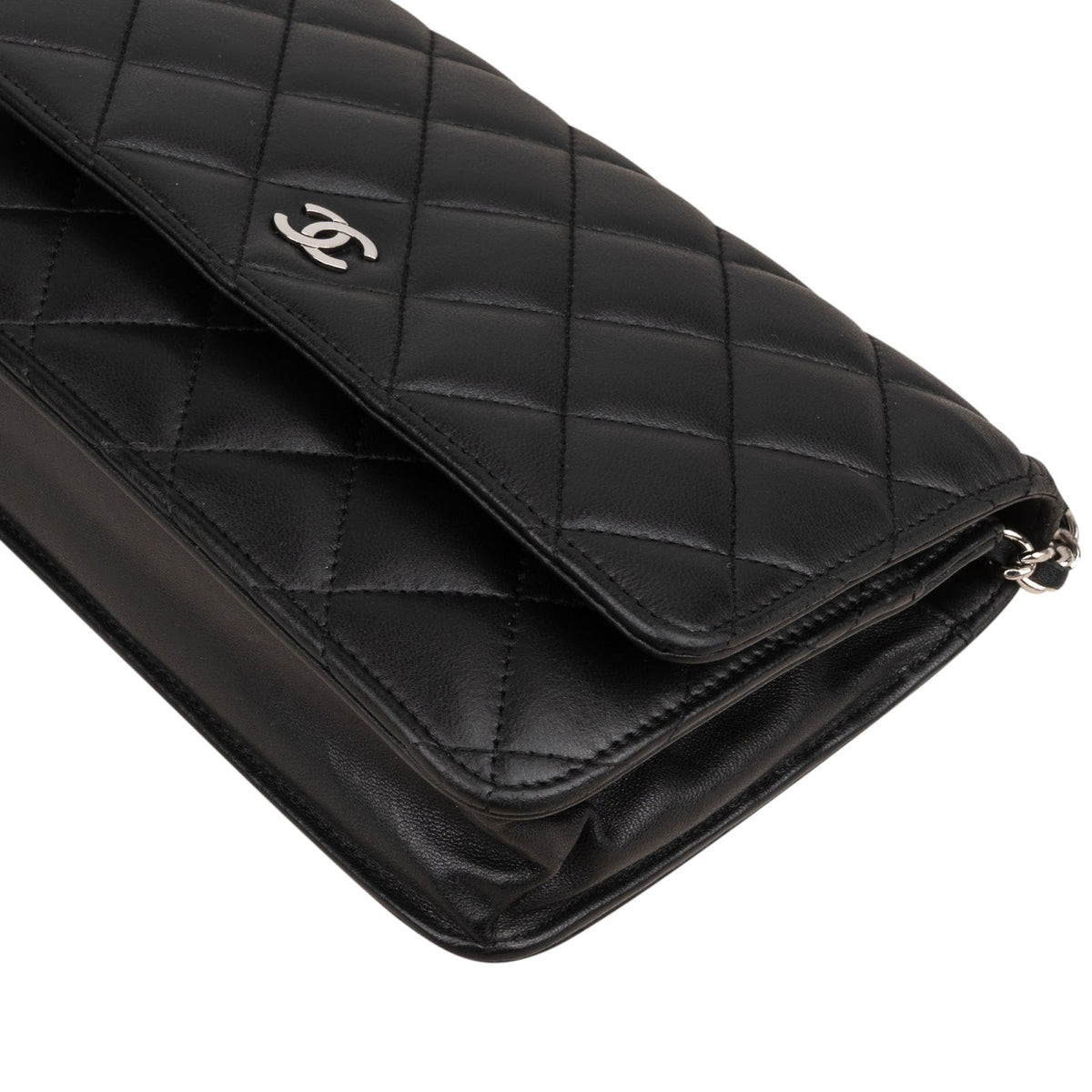 Chanel Wallet on Chain aus gestepptem Lammleder – Ansicht 8