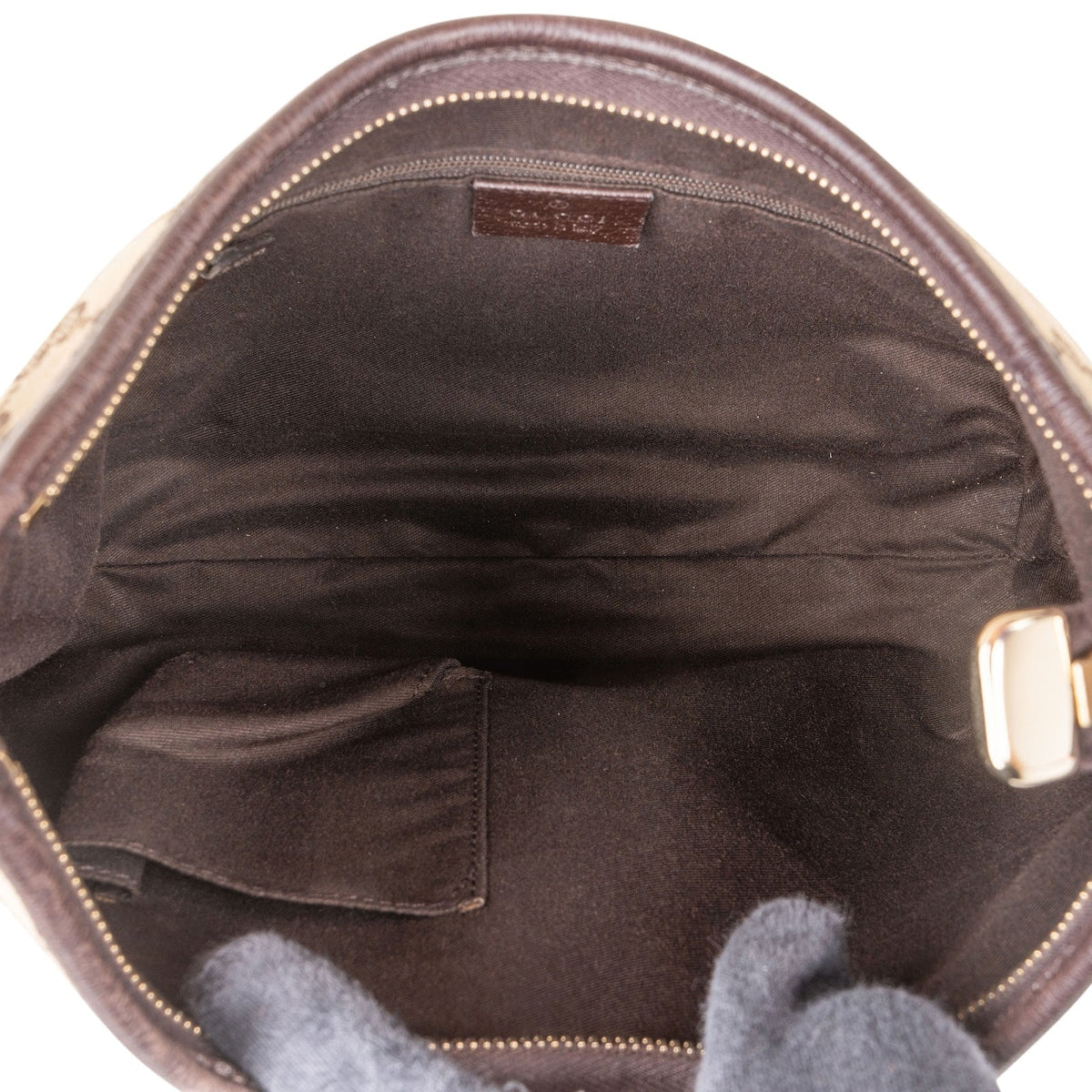 Gucci Monogram GG Canvas Abbey D-Ring Hobo Shoulder Bag