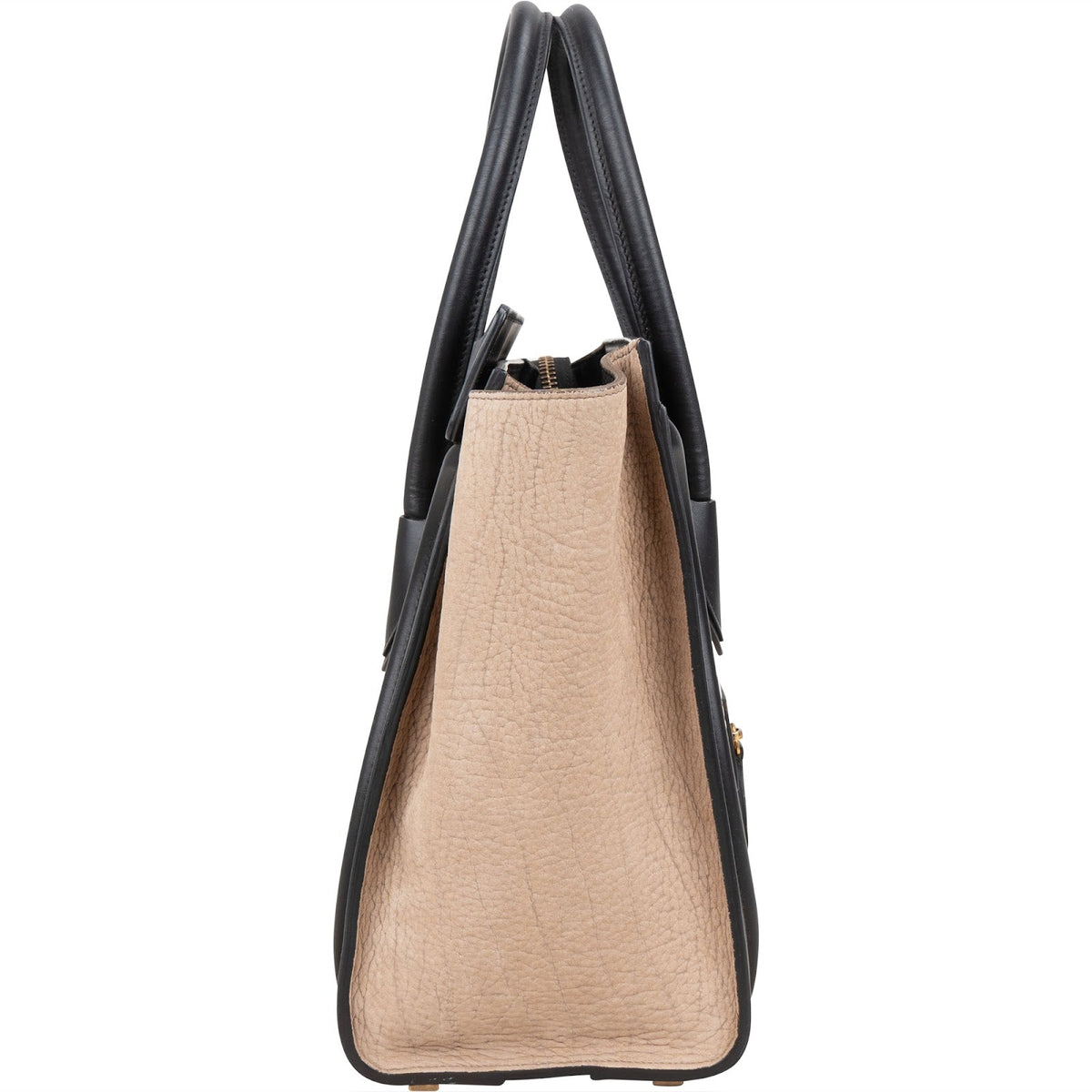Céline Luggage Tricolor aus genarbtem Leder – Ansicht 4