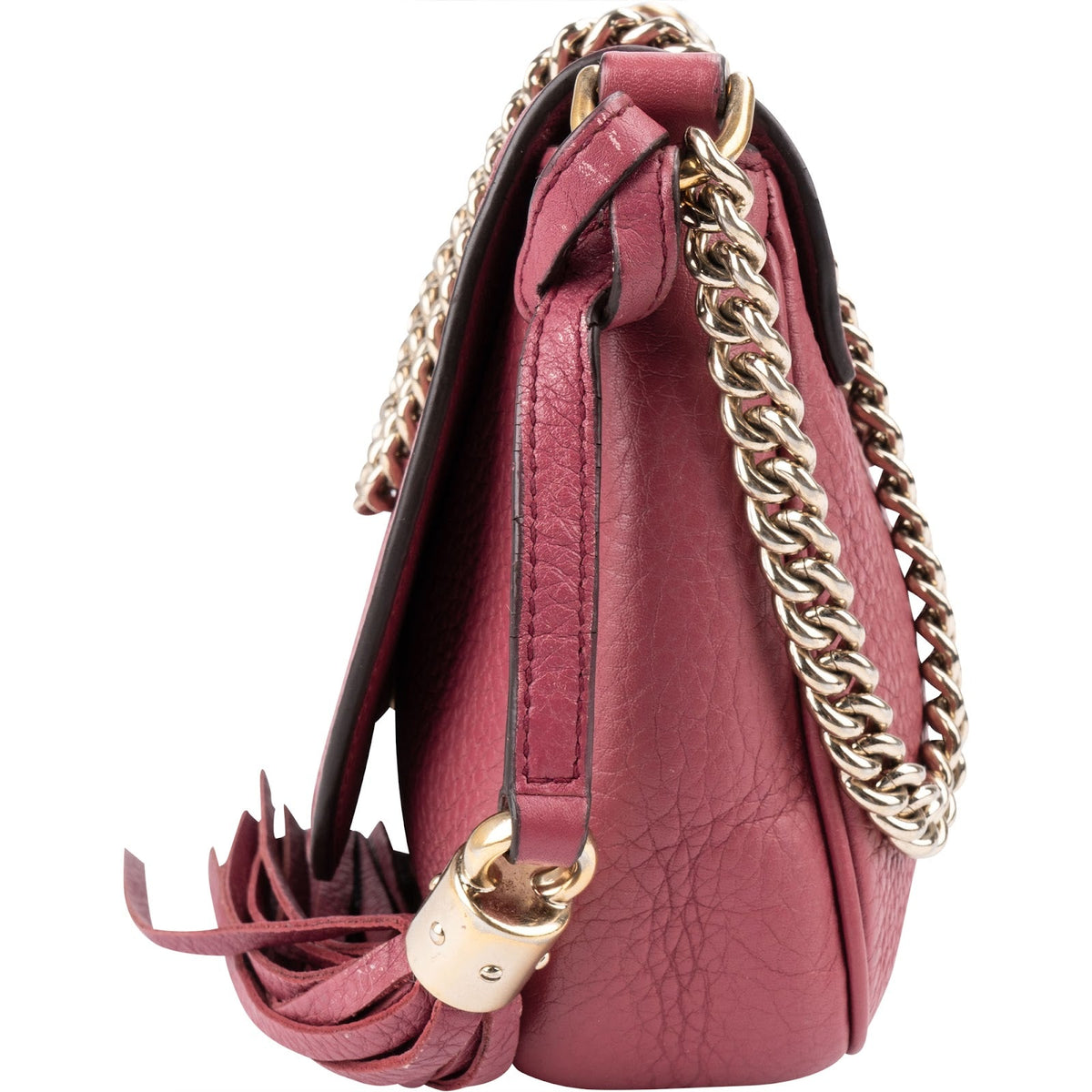 Gucci Leather Soho Chain Crossbody Bag