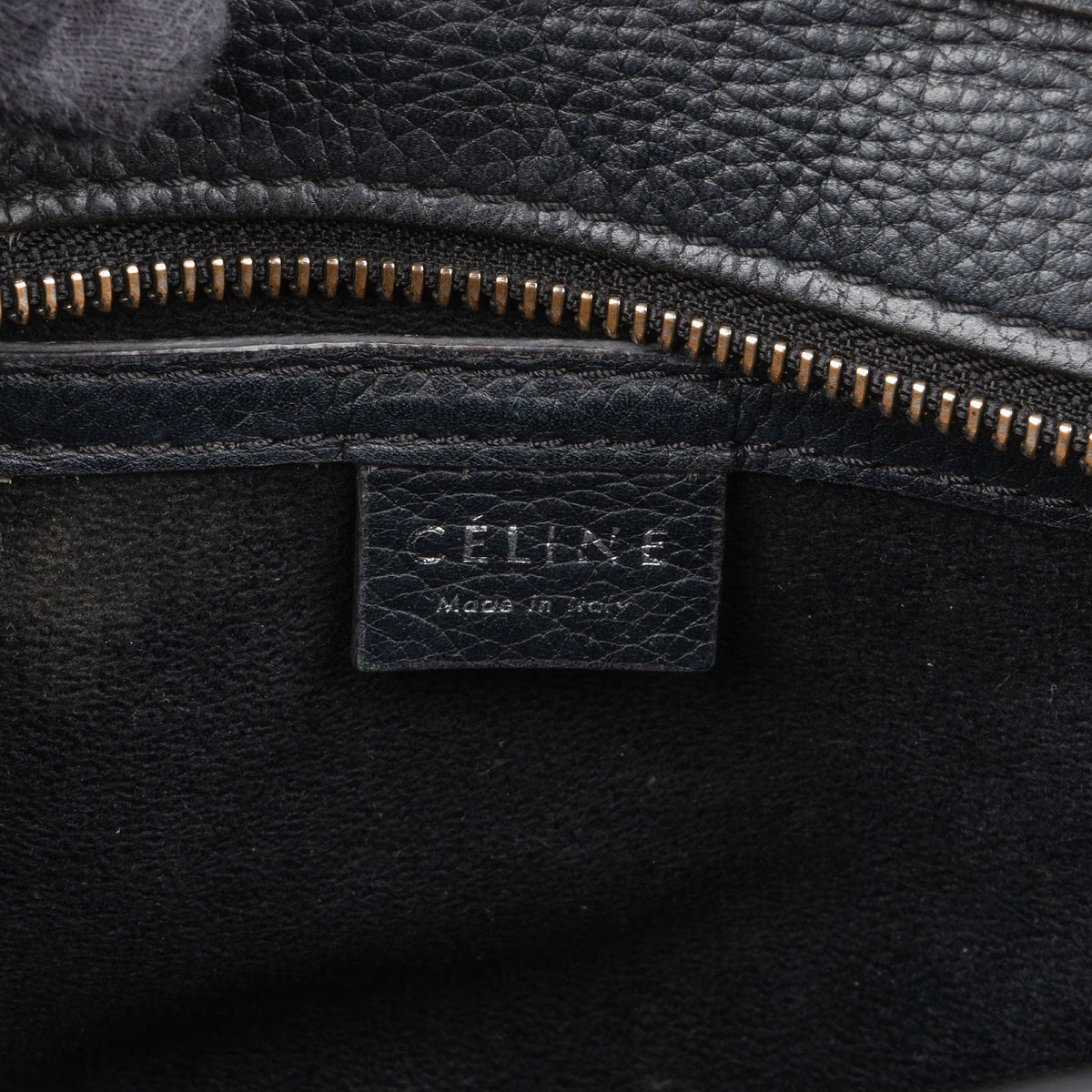 Celine Nano Luggage aus Drummed-Kalbsleder – Ansicht 10
