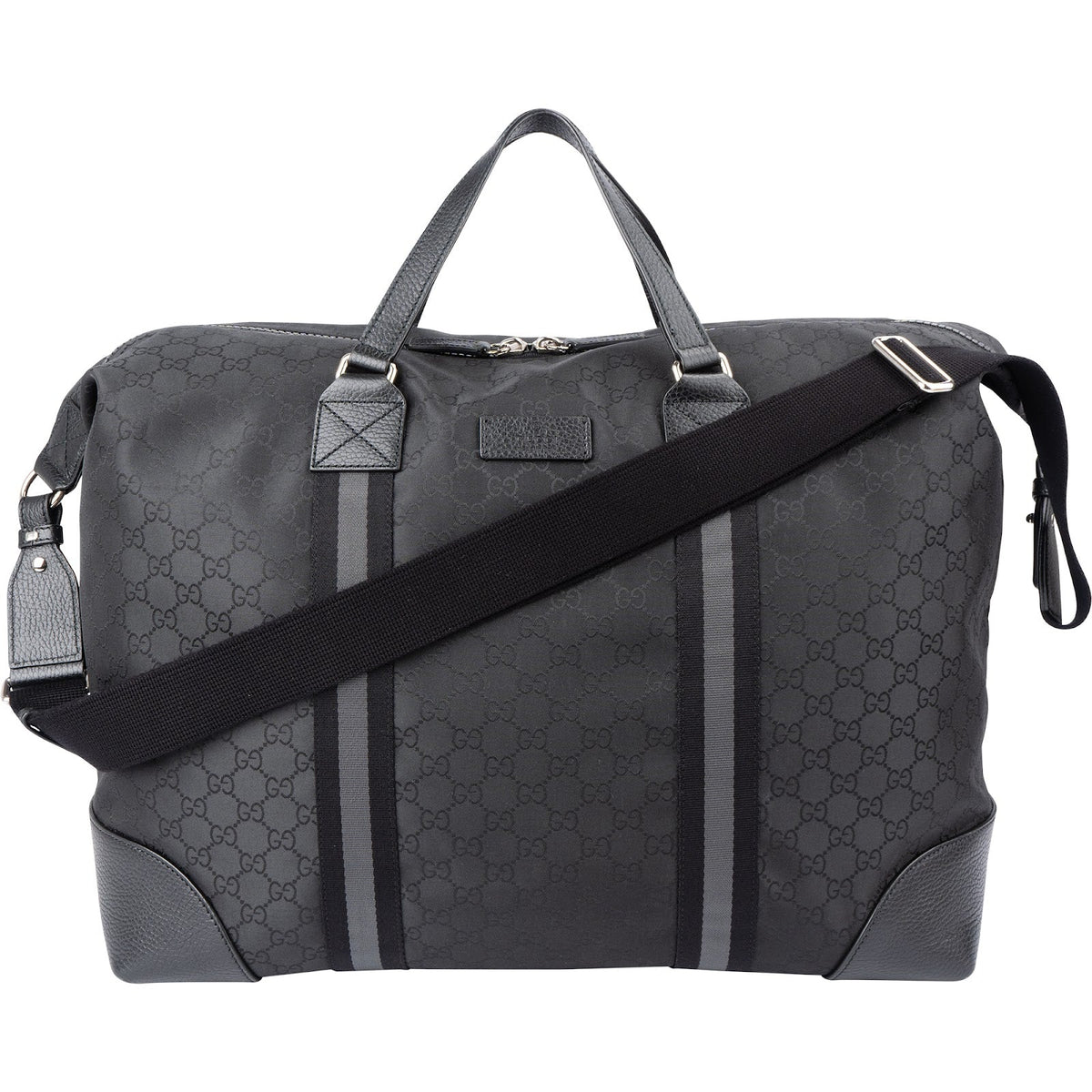Gucci Duffle 45 aus GG Nylon – Vorderansicht