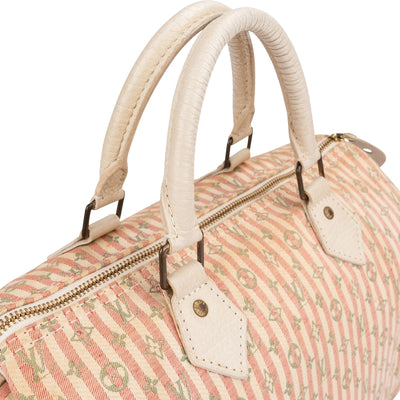 Louis Vuitton Monogram Mini Lin Croisette Speedy 30 Handbag