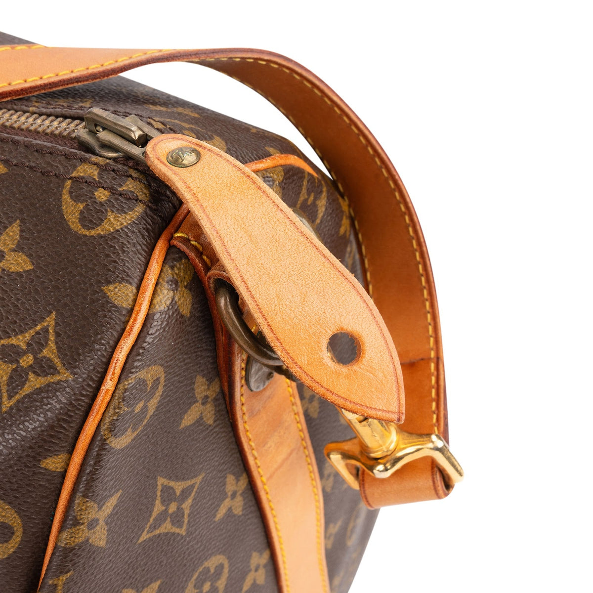 Borsa da viaggio Louis Vuitton Keepall 50 Bandoulière in tela Monogram