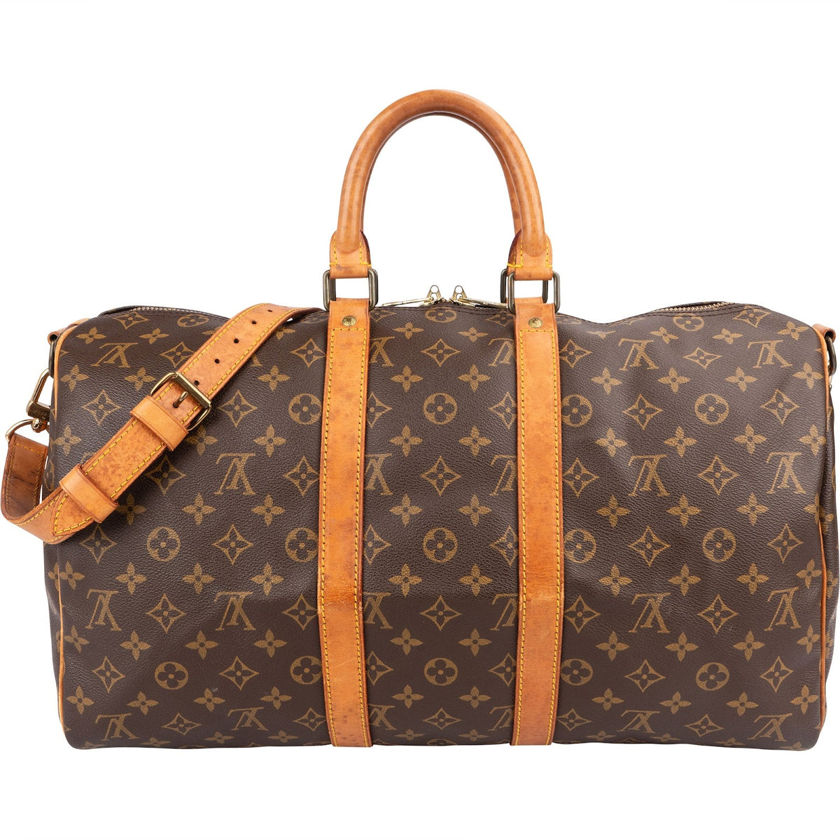 Louis Vuitton Canvas Keepall 45 Bandoulière Reisetasche, Bild 4 von 9