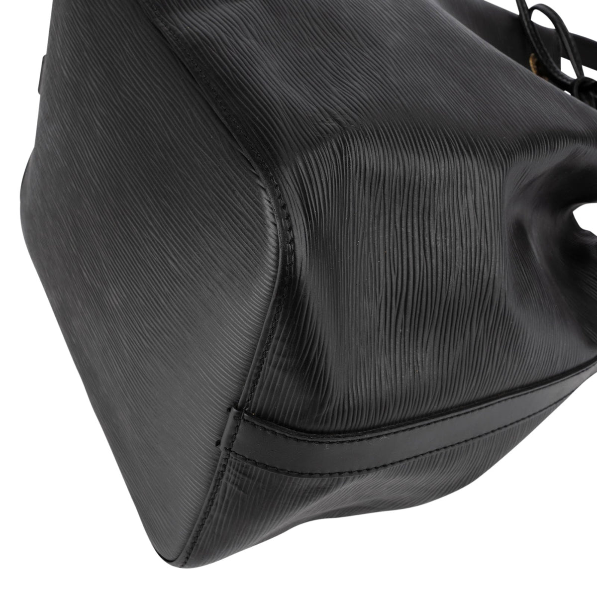 Borsa a spalla Louis Vuitton Sac Noé Petit in pelle Epi nera