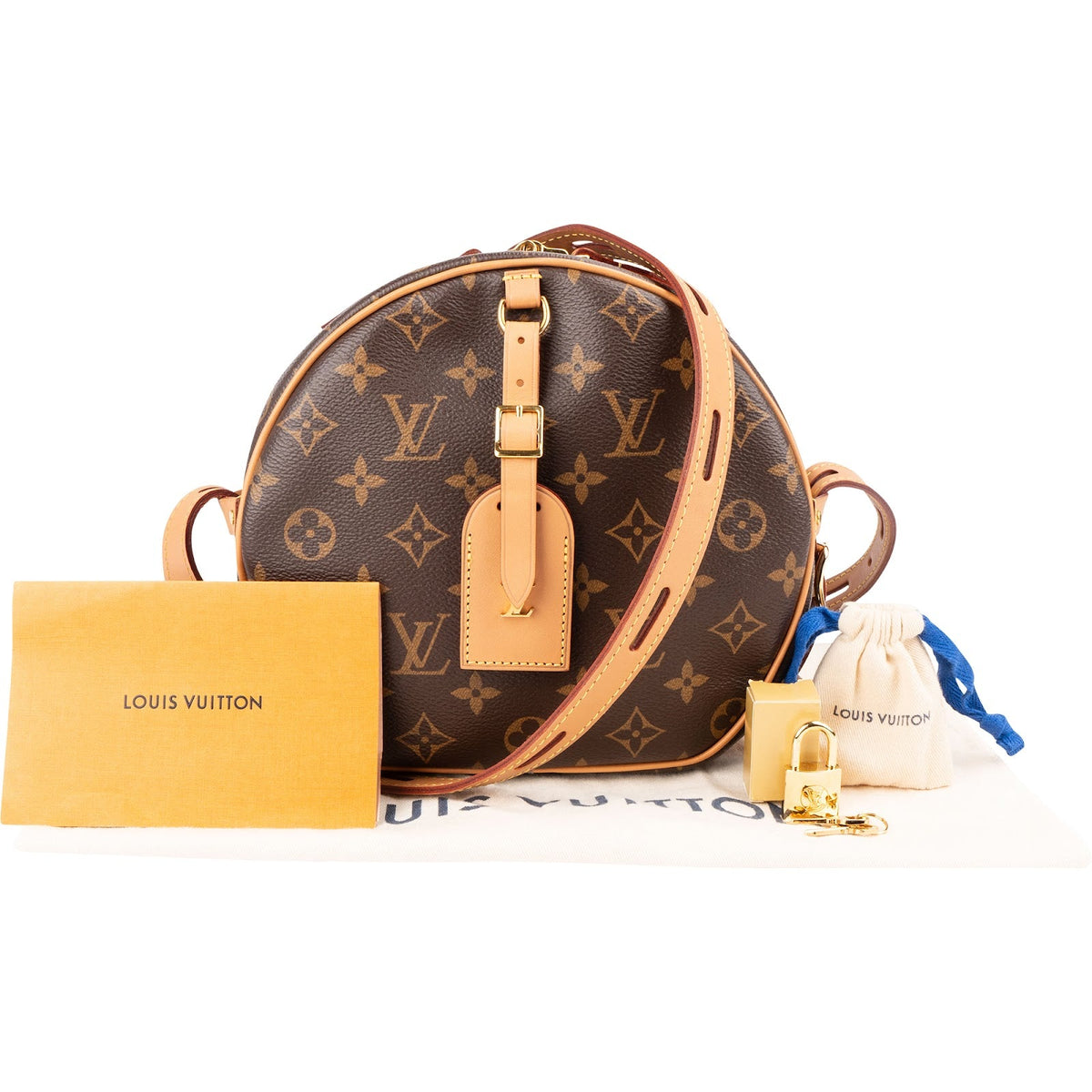 Sac bandoulière Louis Vuitton Boite Chapeau Souple MM en toile Monogram