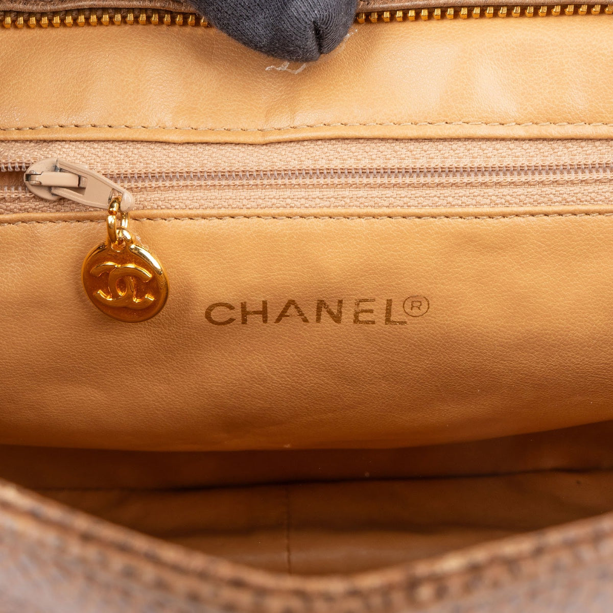 Chanel Caviar lederen Triple CC Tote schoudertas