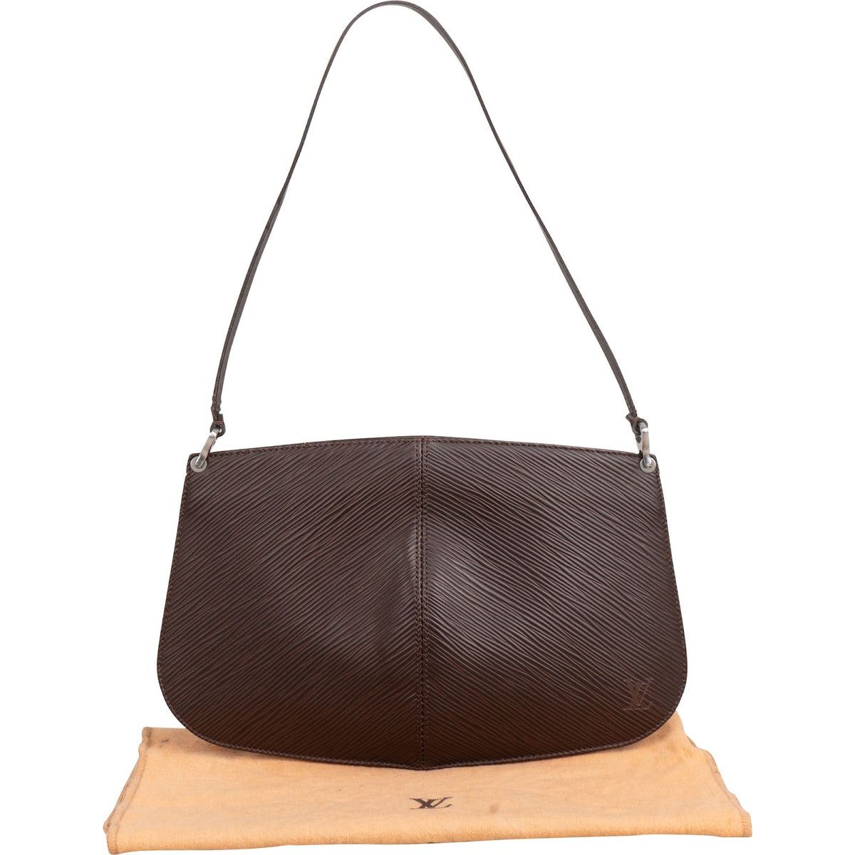 Louis Vuitton Demi Lune aus braunem Epi-Leder – Ansicht 2