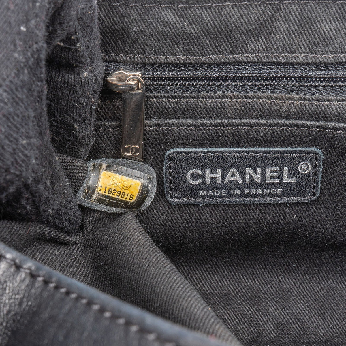 Chanel Jumbo Single Flap Lammleder Palladium, Bild 13 von 13