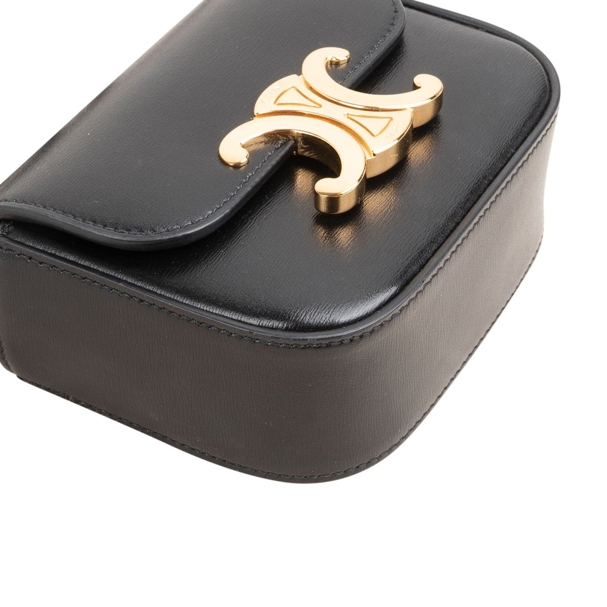 Celine Shiny Kalbsleder Claude Triomphe Umhängetasche, Bild 7 von 11