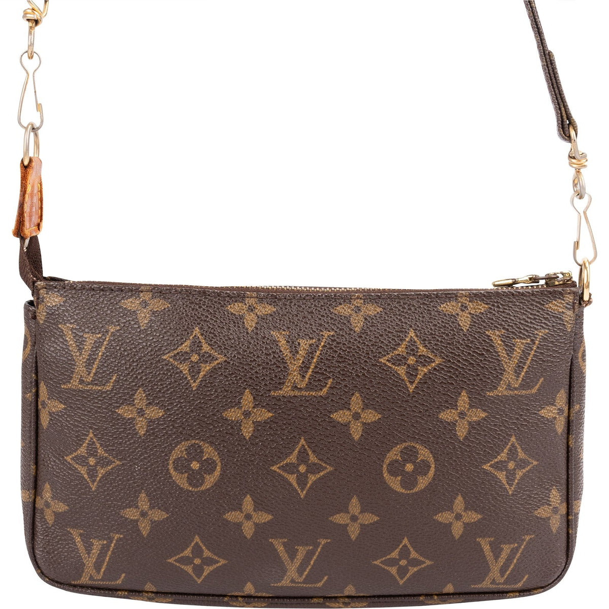 Borsa a tracolla Louis Vuitton Pochette Accessoires in tela Monogram