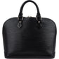 Louis Vuitton Alma PM aus schwarzem Epi-Leder – Vorderansicht