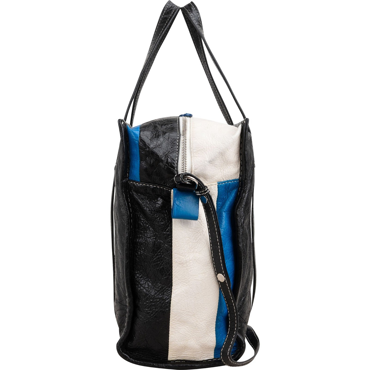 Bolso bandolera tipo tote Bazar de piel tricolor de Balenciaga