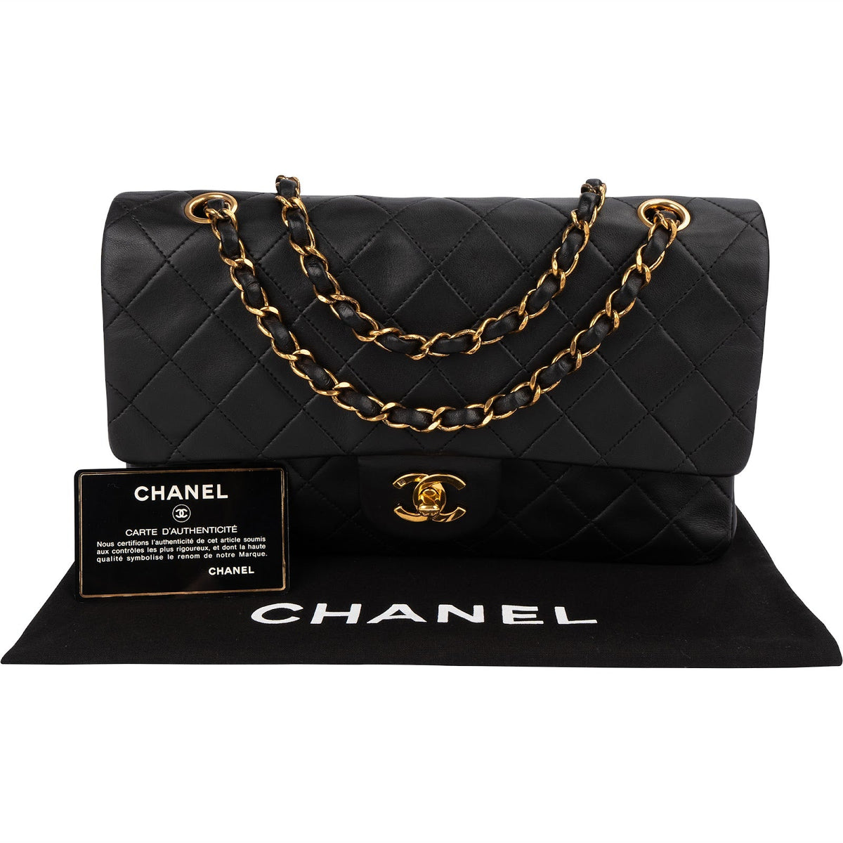 Chanel Medium Double Flap Lammleder 24K Gold, Bild 2 von 15
