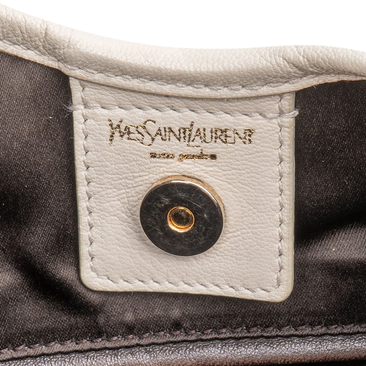 Yves Saint Laurent suède Rive Gauche geplooide Hobo Mombasa schoudertas