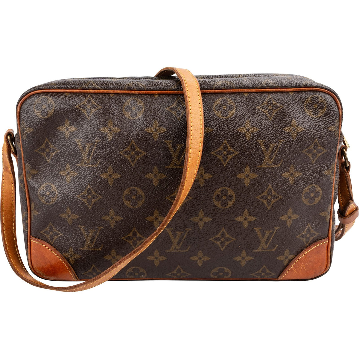 Borsa a tracolla Louis Vuitton Trocadéro 30 in tela Monogram