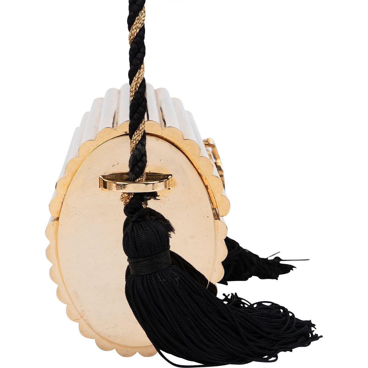 Sac à main Saint Laurent Opium Tassel Minaudiere ton or