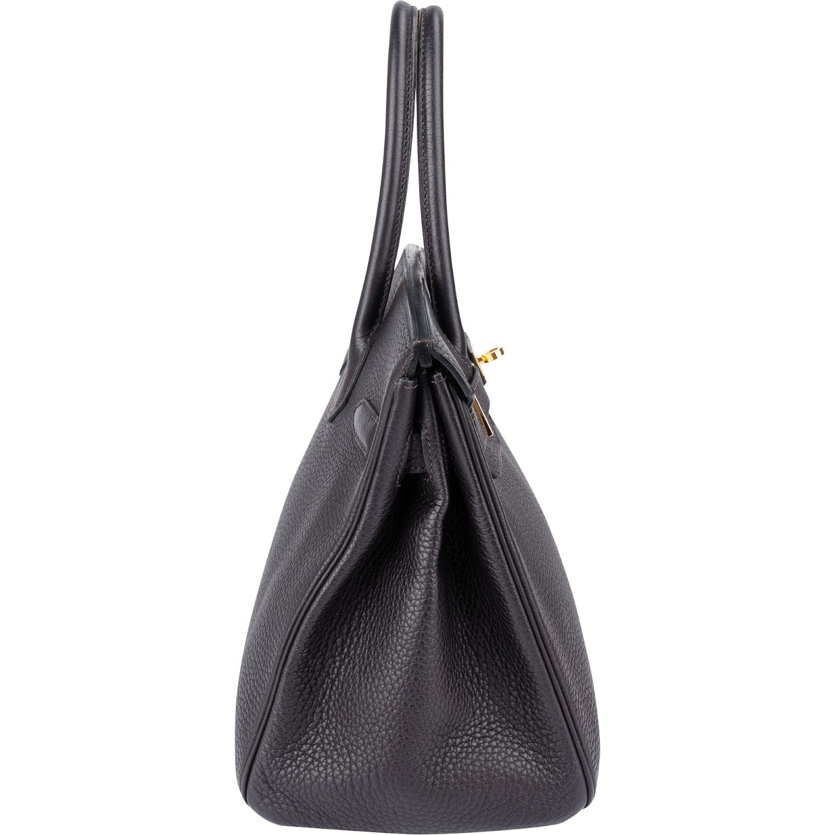 Bolso Hermès Birkin 30 de piel Togo en color azul oscuro (Prunoir)