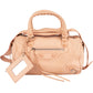 Balenciaga Rosa Mini City aus Leder – Vorderansicht