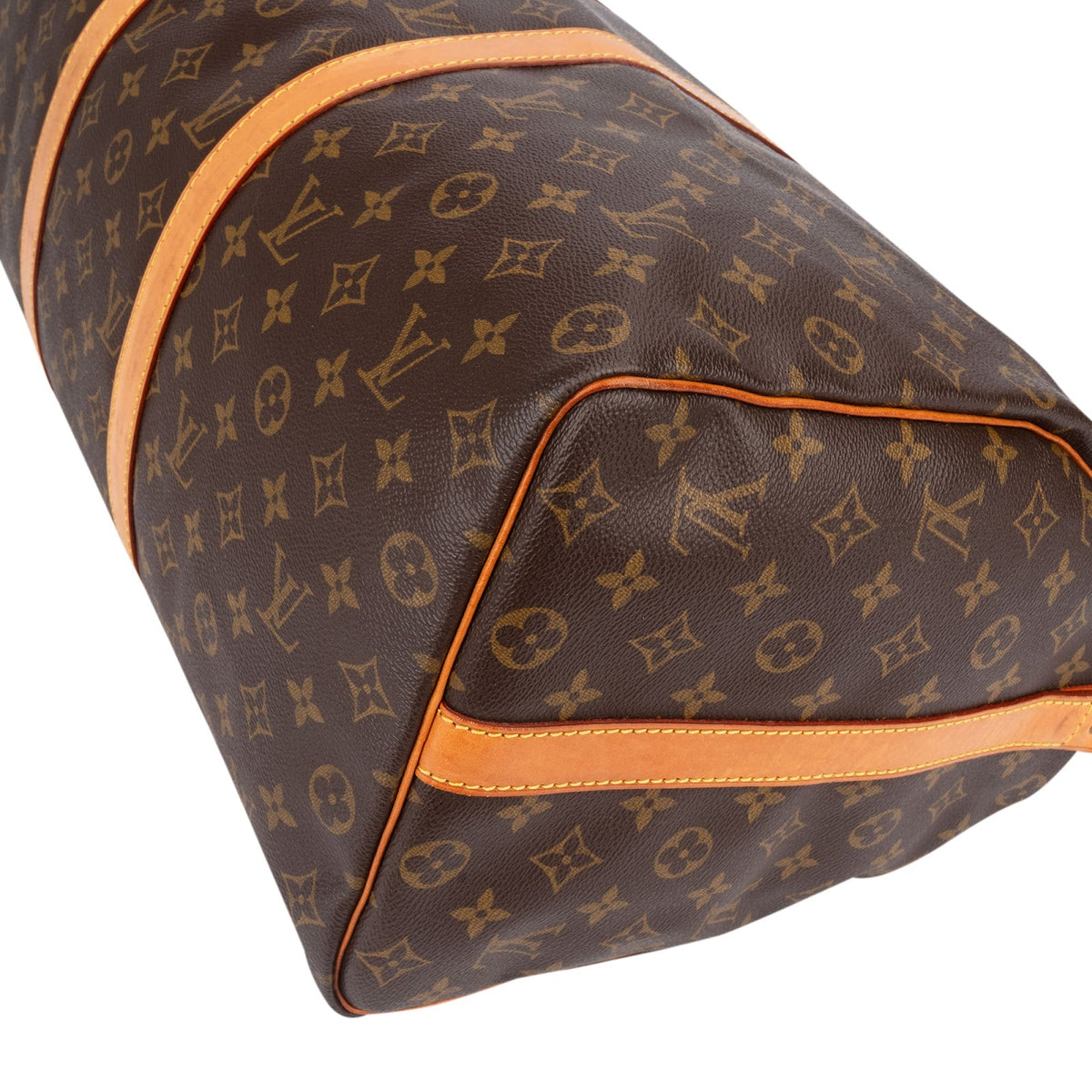 Borsa da viaggio Louis Vuitton Keepall 50 Bandoulière in tela Monogram