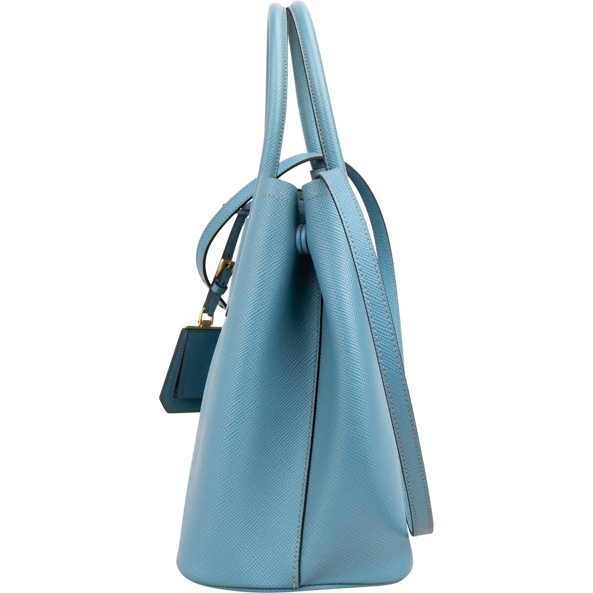 Prada Saffiano Leather Cuir Double Tote Handbag