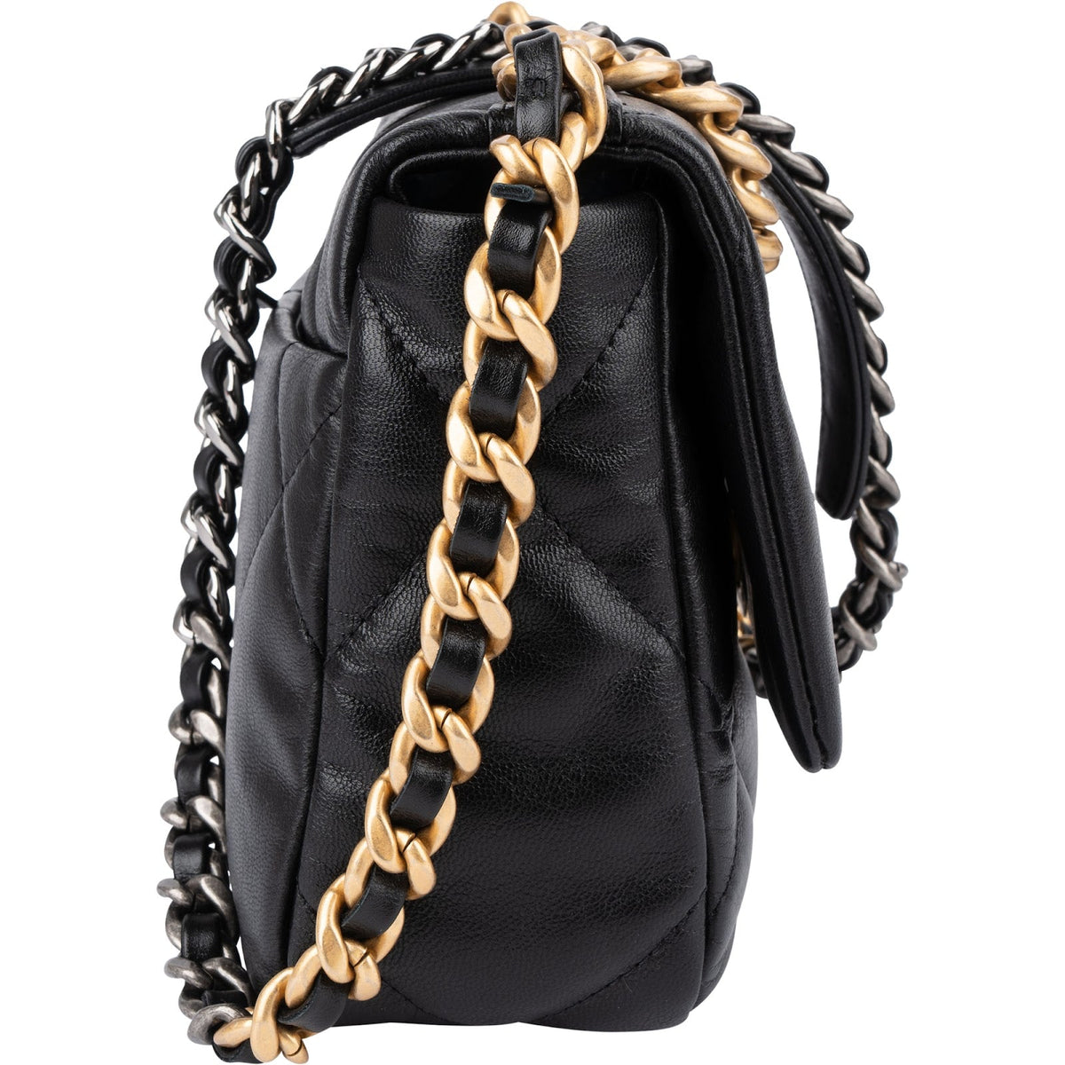 Chanel 19 Lammleder Single Flap Umhängetasche, Bild 3 von 13