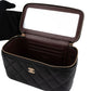 Chanel Quilted Caviar Leather Vanity Case Crossbody Bag