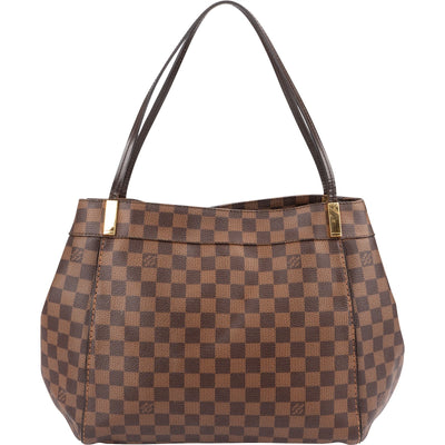 Bolso de hombro Louis Vuitton Marylebone GM en lona Damier Ebene