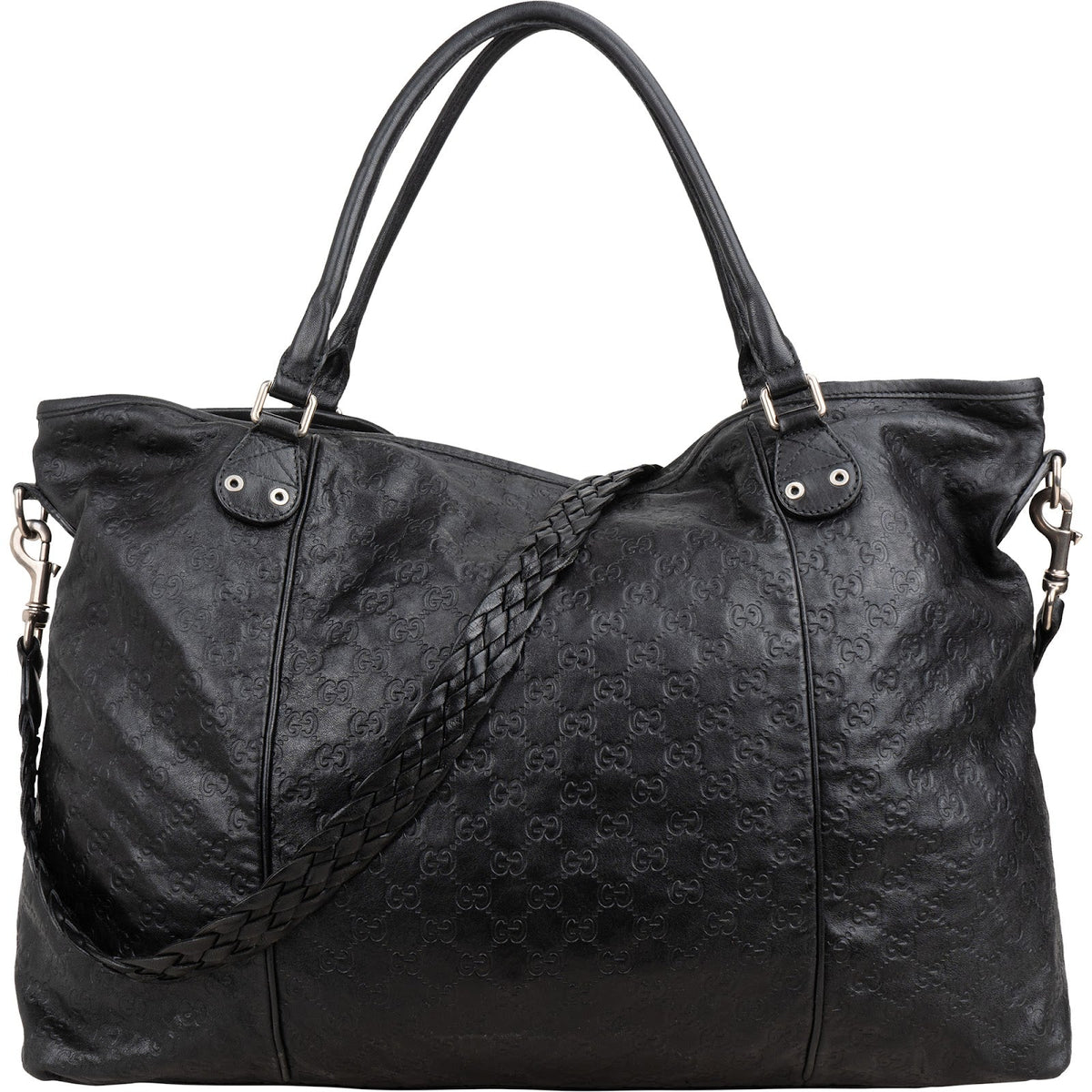 Gucci Guccissima lederen Crest Duffle Travel 60 schoudertas
