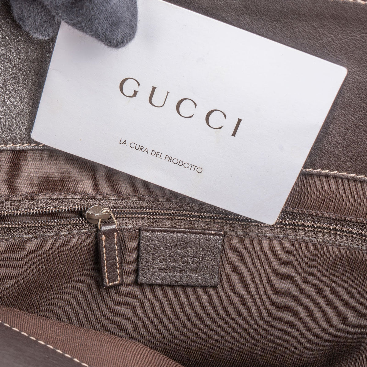 Gucci GG Canvas Abbey D-Ring Satchel Handtasche, Bild 9 von 10