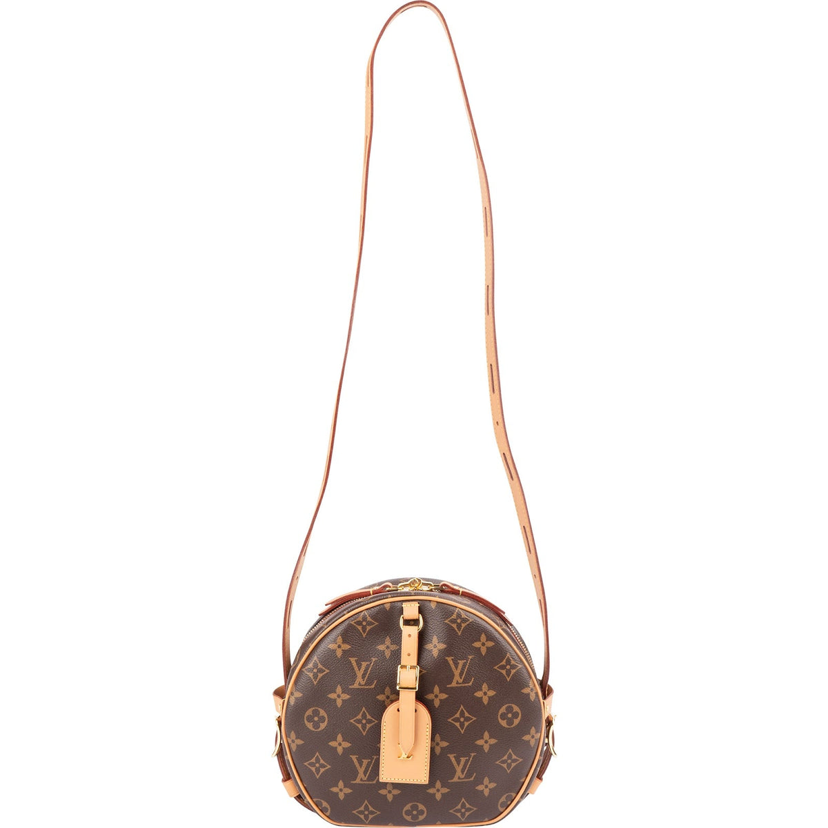 Sac bandoulière Louis Vuitton Boite Chapeau Souple MM en toile Monogram