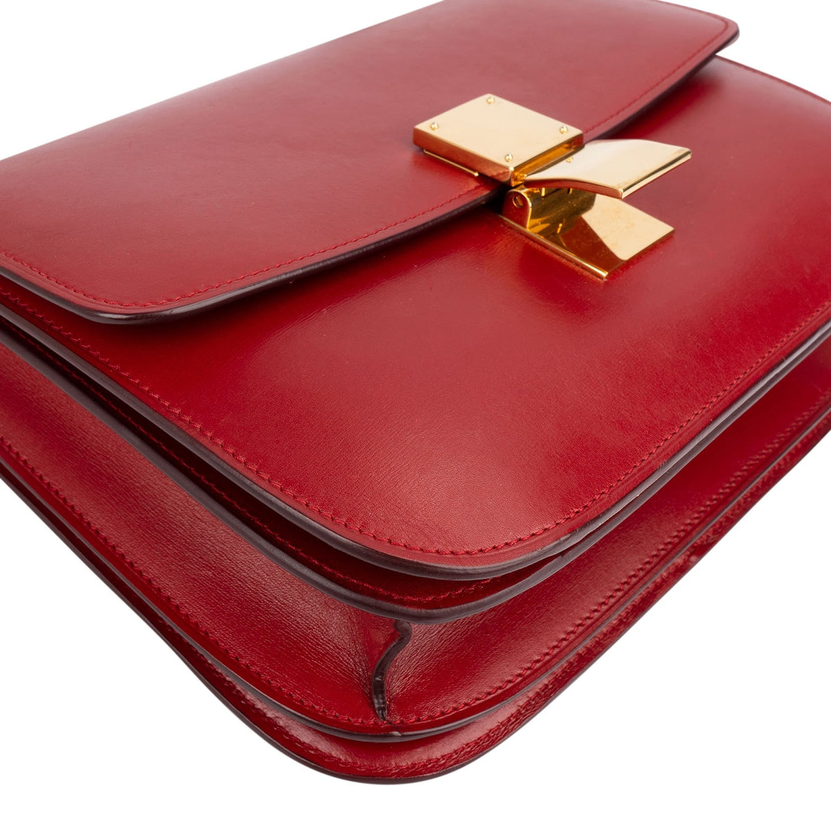 Borsa a tracolla media classica Celine in pelle Boxcalf