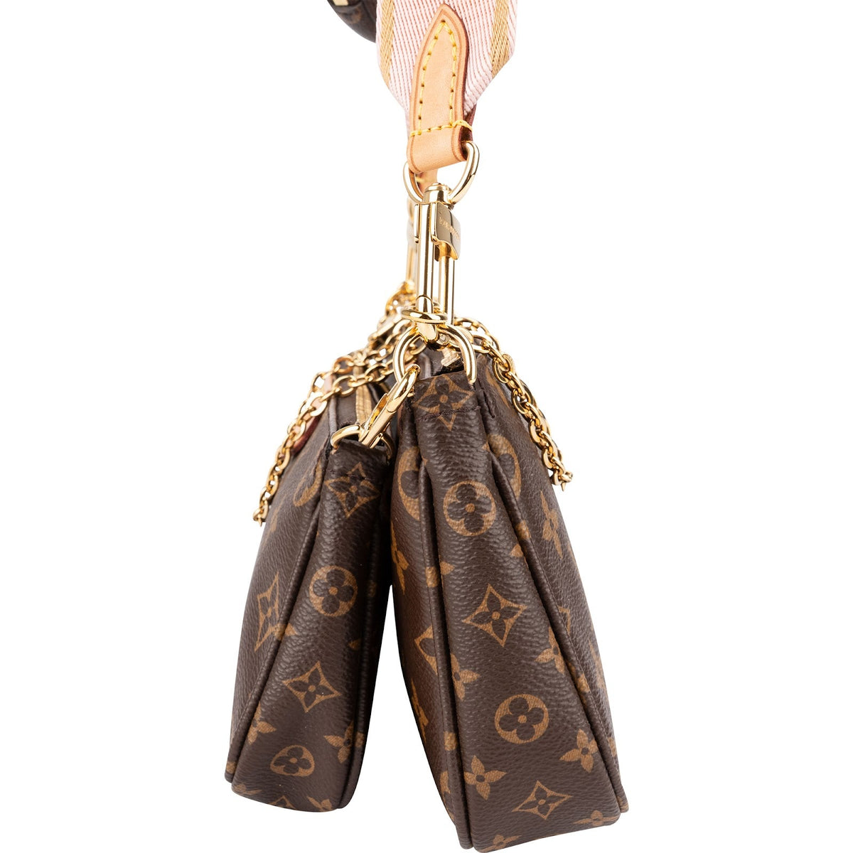Borsa a tracolla Louis Vuitton Multi Pochette Accessoires in tela Monogram