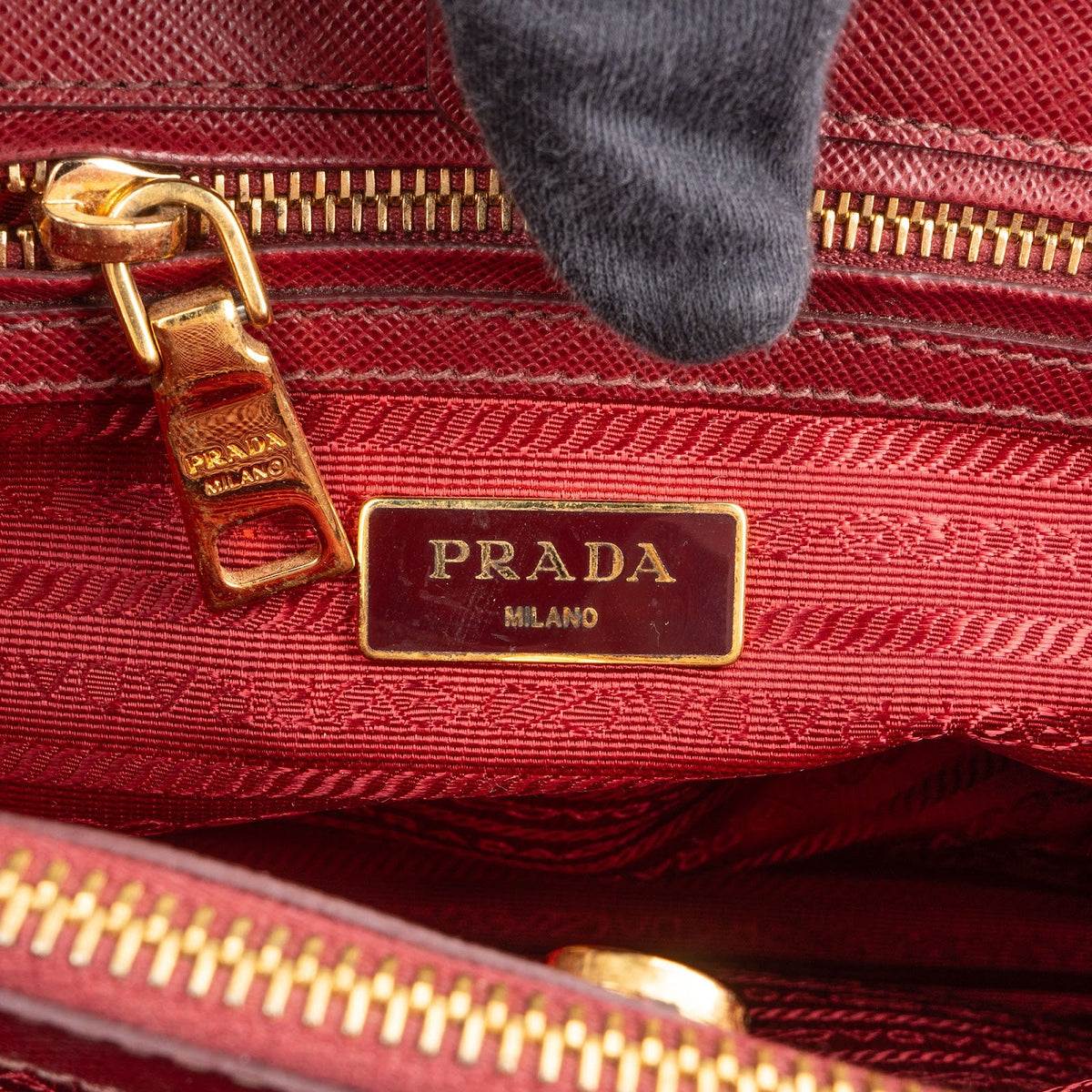 Prada Saffiano Leder Lux Galleria Handtasche, Bild 11 von 12