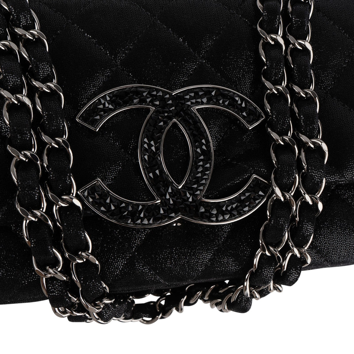 Chanel Wildleder Single Flap Schultertasche, Bild 9 von 14