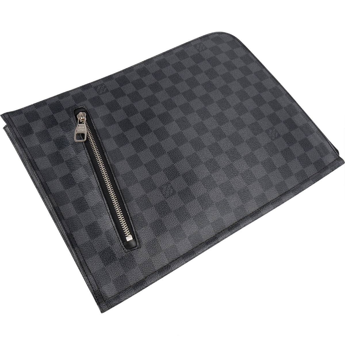 Louis Vuitton Monogram Damier Graphite Pochete Documents GM Clutch