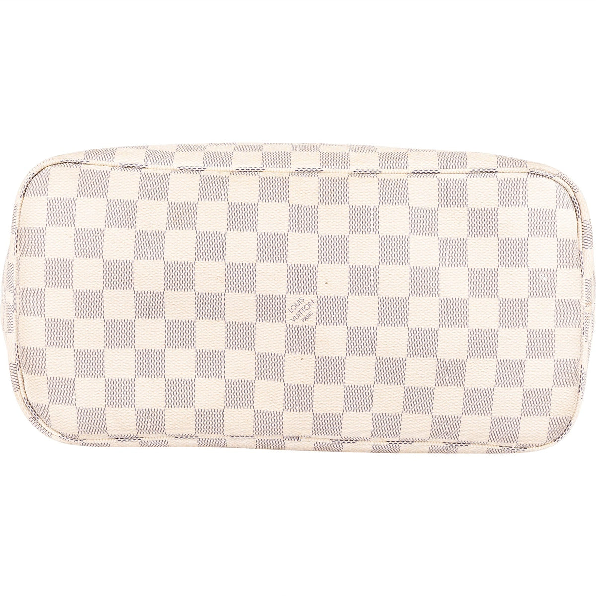 Louis Vuitton Monogram Damier Azur Canvas Neverfull MM Shoulder Bag