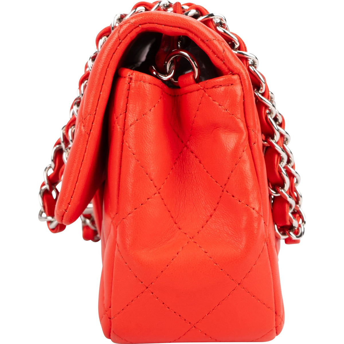 Chanel Lammleder Rectangular Single Flap Umhängetasche, Bild 5 von 14