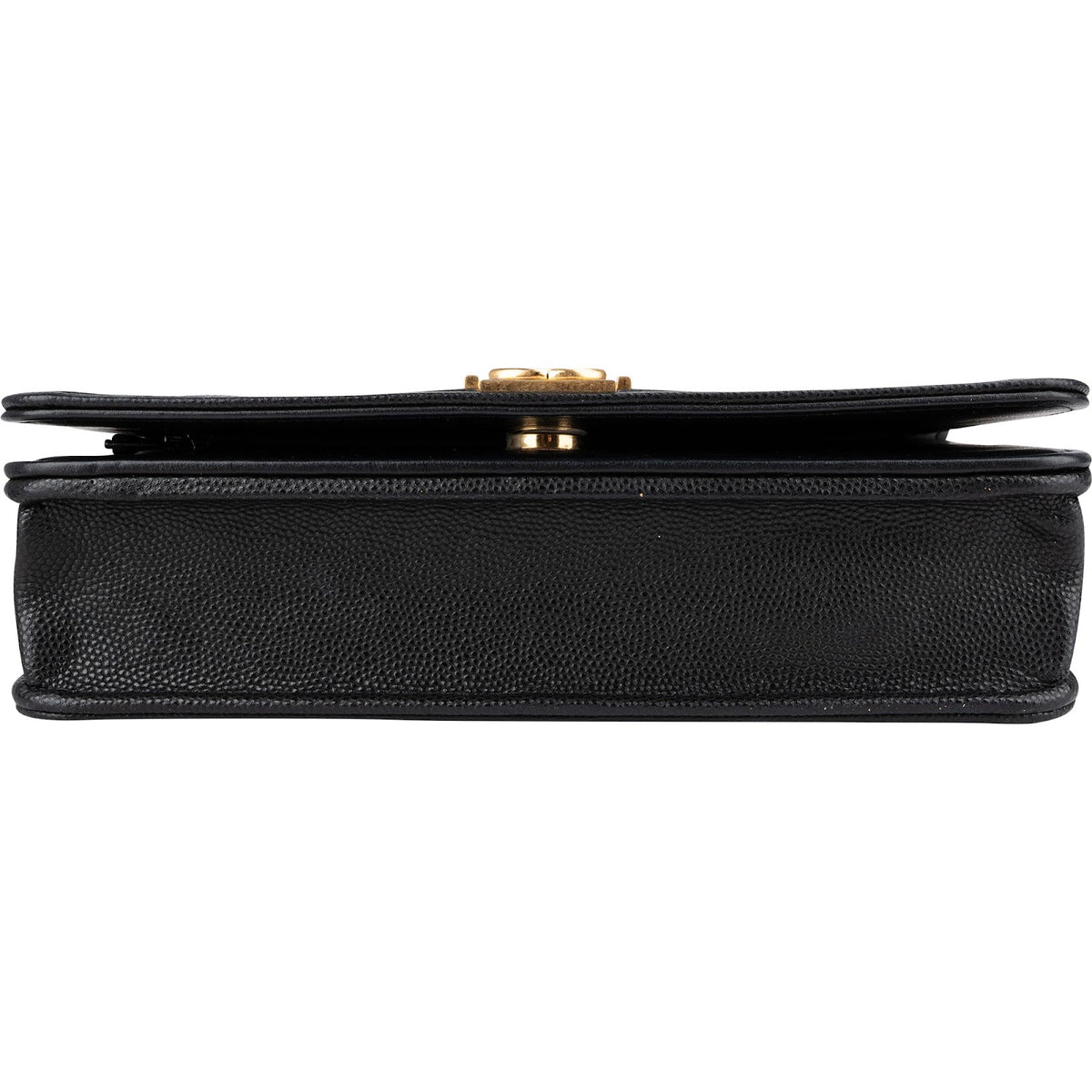 Bolso bandolera Chanel Boy Wallet On Chain de piel caviar acolchada