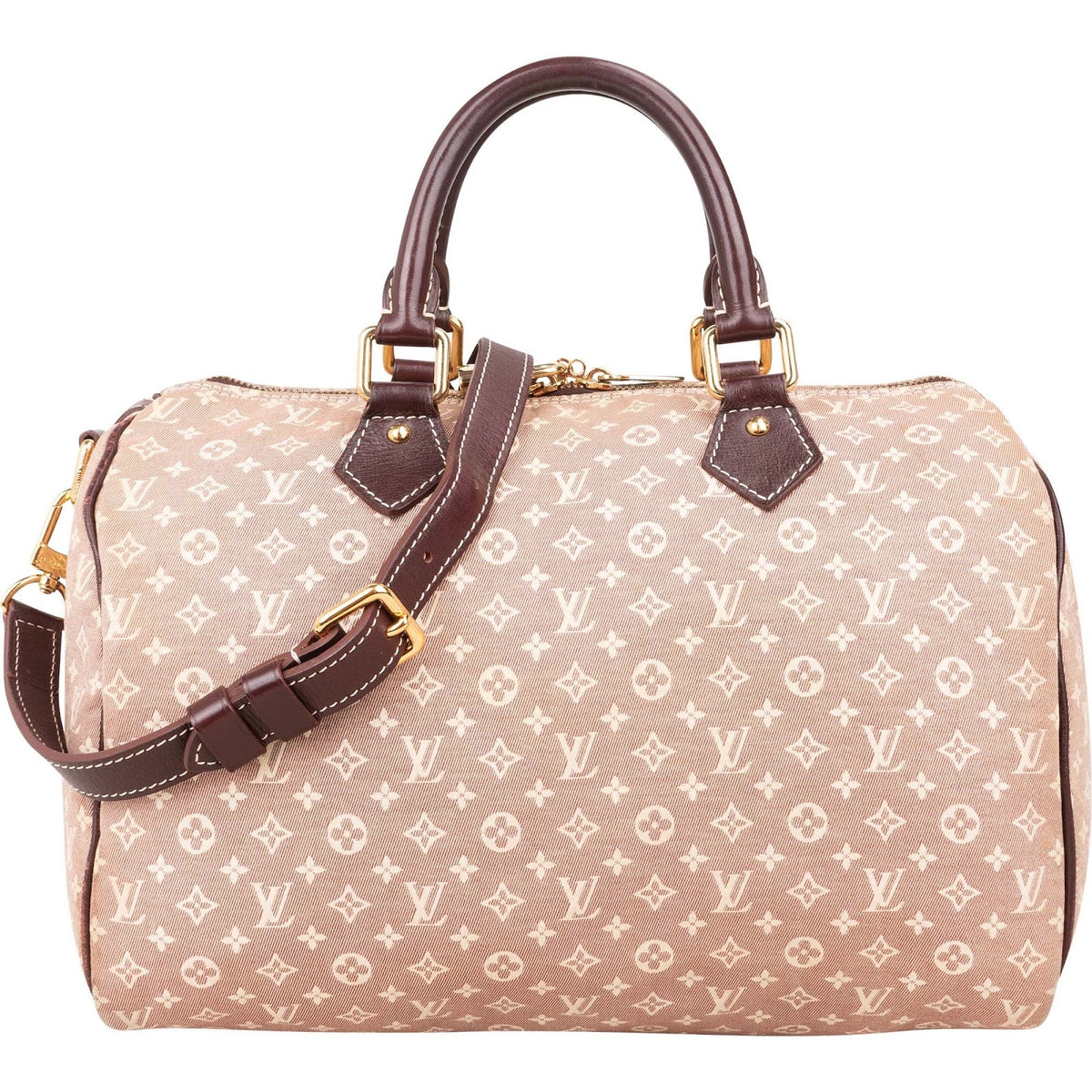 Bolso Louis Vuitton Monogram Mini Lin Speedy 30 Bandoulière