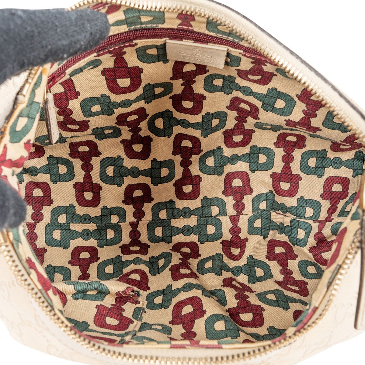 Gucci Guccissima Leder Abbey D-Ring Schultertasche, Bild 8 von 10