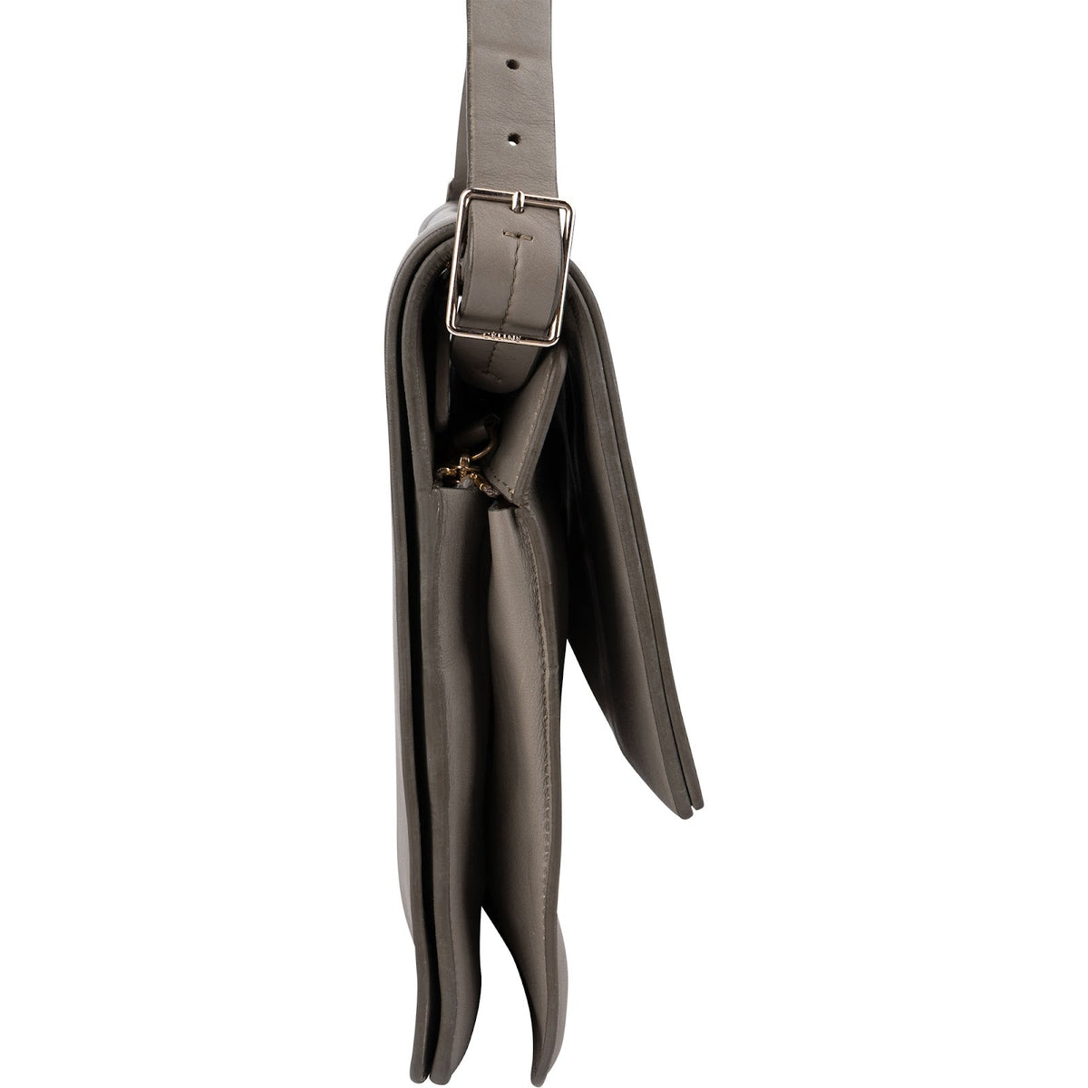 Céline Grau Kalbsleder Blade Schultertasche, Bild 4 von 13