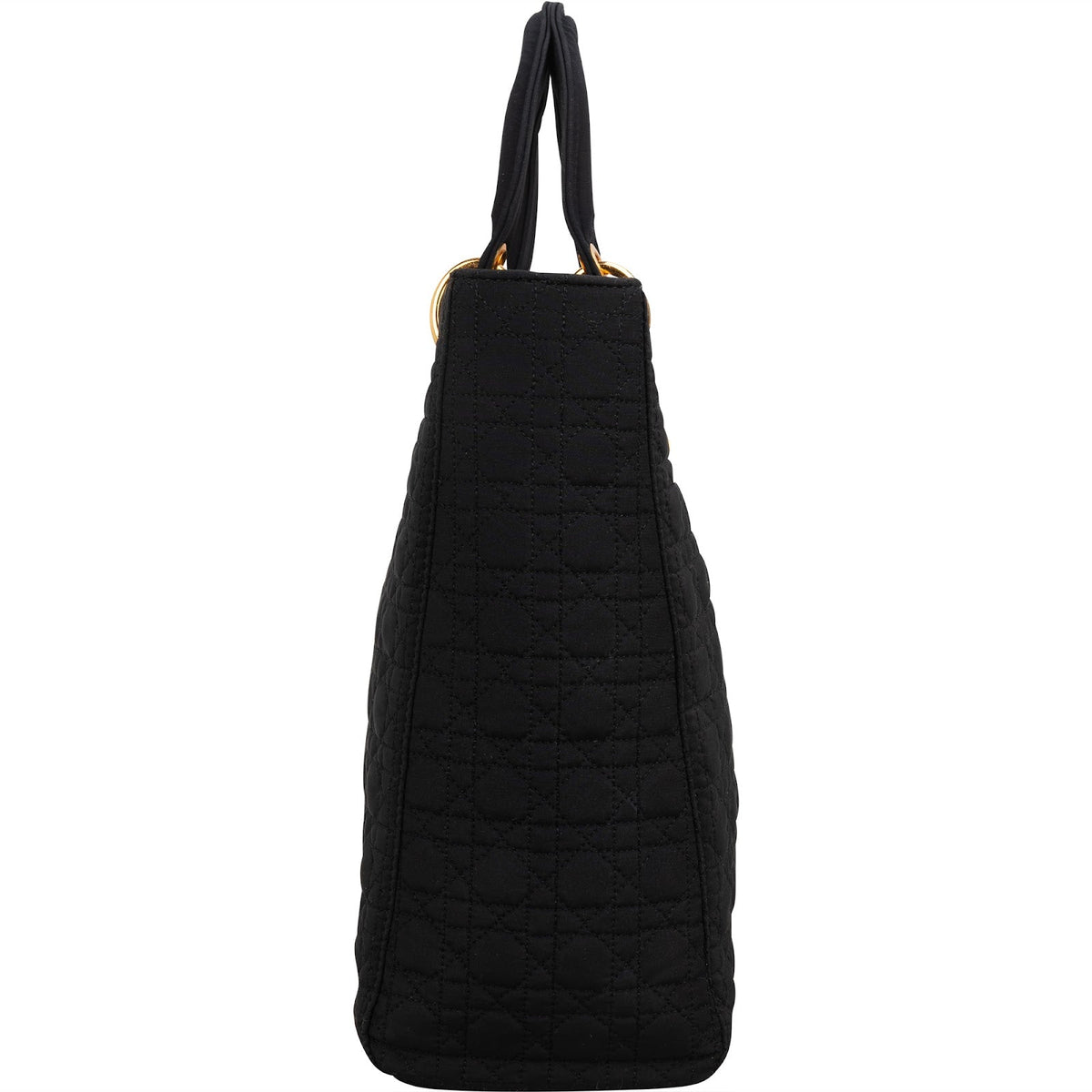 Bolso Lady Dior de nylon acolchado con motivo Cannage de Christian Dior
