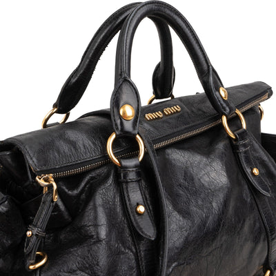 Miu Miu Vitello Lux lederen schoudertas