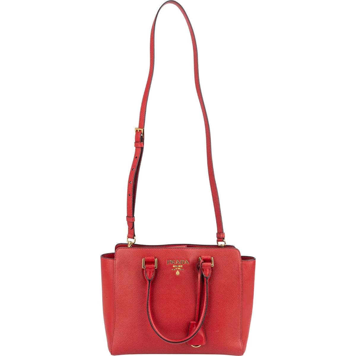 Prada Saffiano lederen tote tas