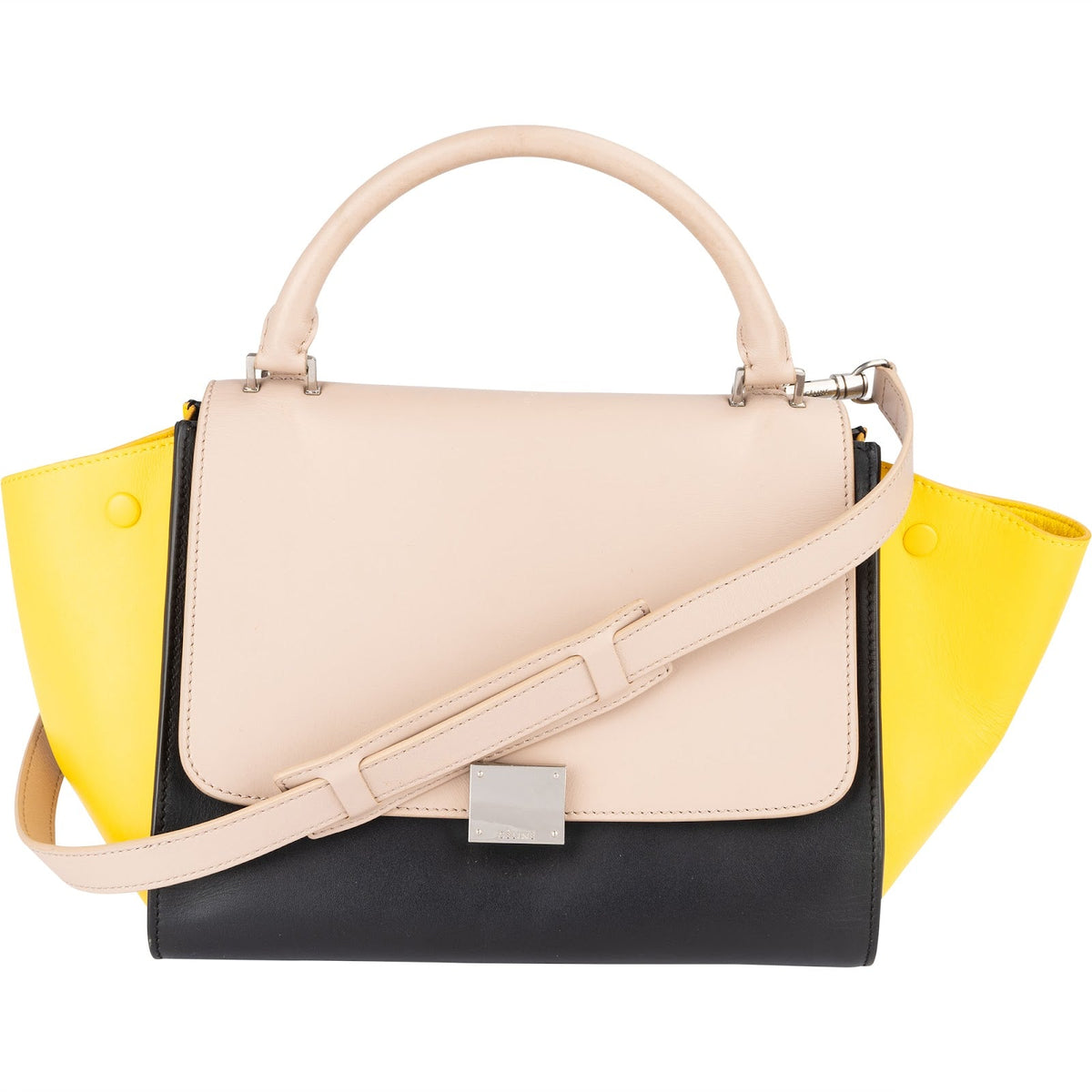 Sac à main Trapèze Céline en cuir tricolore