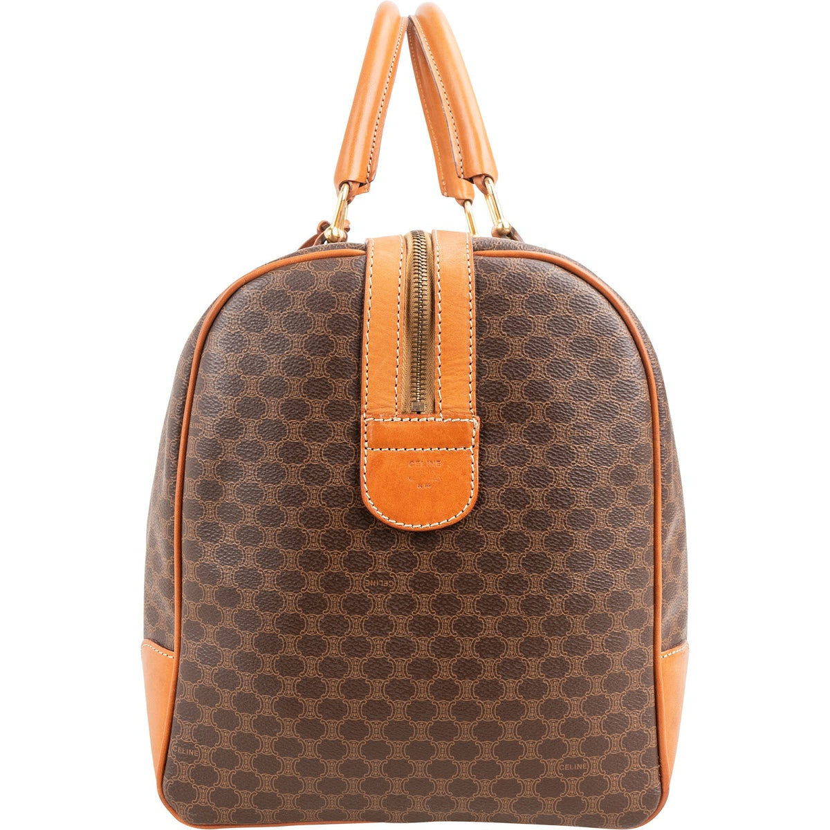 Céline Monogram Macadam Canvas Boston 50 Travel Bag
