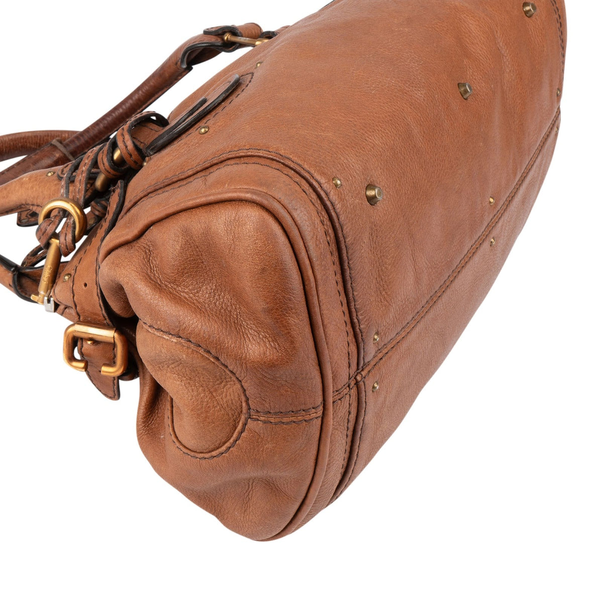 Chloé genarbtes Leder Paddington Handtasche, Bild 7 von 10